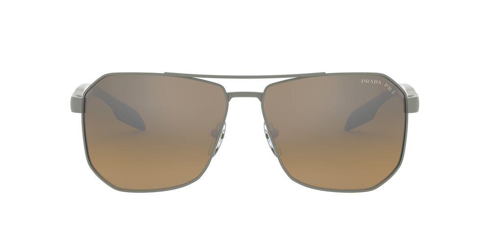Prada Linea Rossa | 51VS | Gunmetal Rubber Polarised - iKANDi Sunglasses