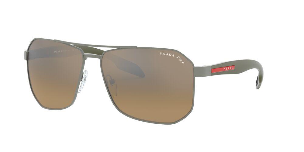 Prada Linea Rossa | 51VS | Gunmetal Rubber Polarised - iKANDi Sunglasses