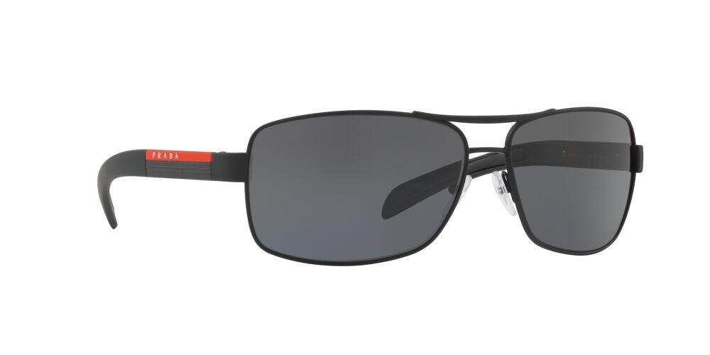 Prada Linea Rossa | 54IS | Black Rubber Polarised - iKANDi Sunglasses