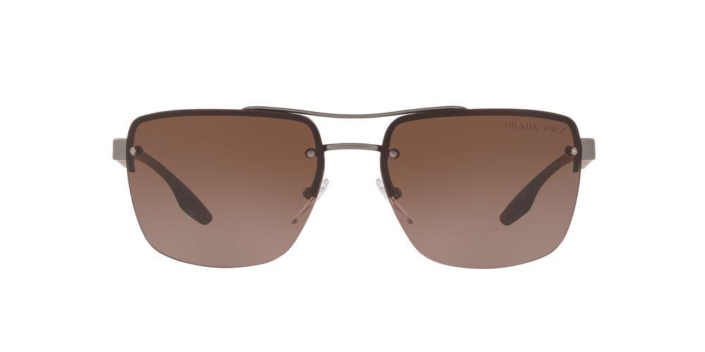 Prada Linea Rossa | 60US | Gunmetal Rubber Polarised - iKANDi Sunglasses