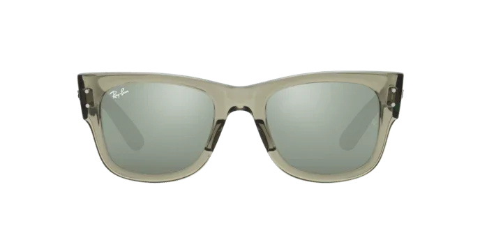 Ray-Ban | 0840S Mega Wayfarer | Transparent Green - iKANDi Sunglasses