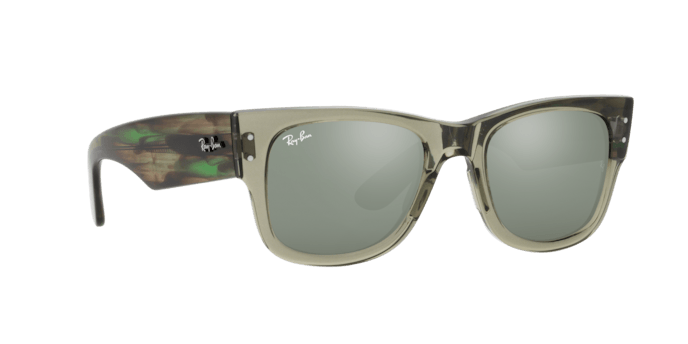 Ray-Ban | 0840S Mega Wayfarer | Transparent Green - iKANDi Sunglasses