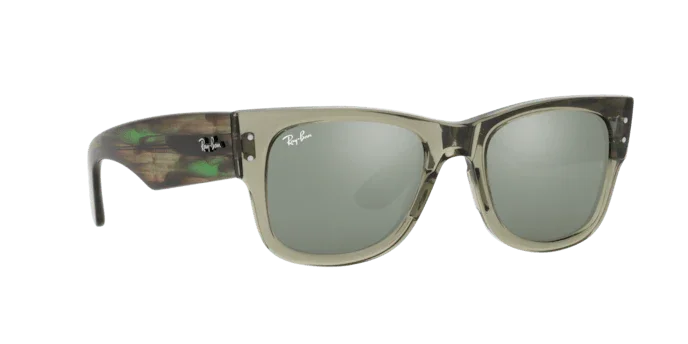 Ray-Ban | 0840S Mega Wayfarer | Transparent Green - iKANDi Sunglasses
