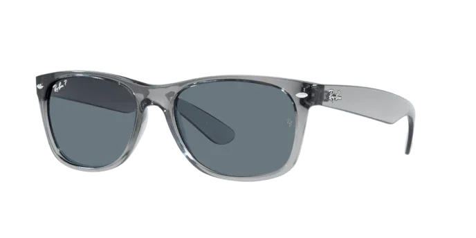 Ray-Ban | 2132 New Wayfarer | Transparent Grey Polarised - iKANDi Sunglasses