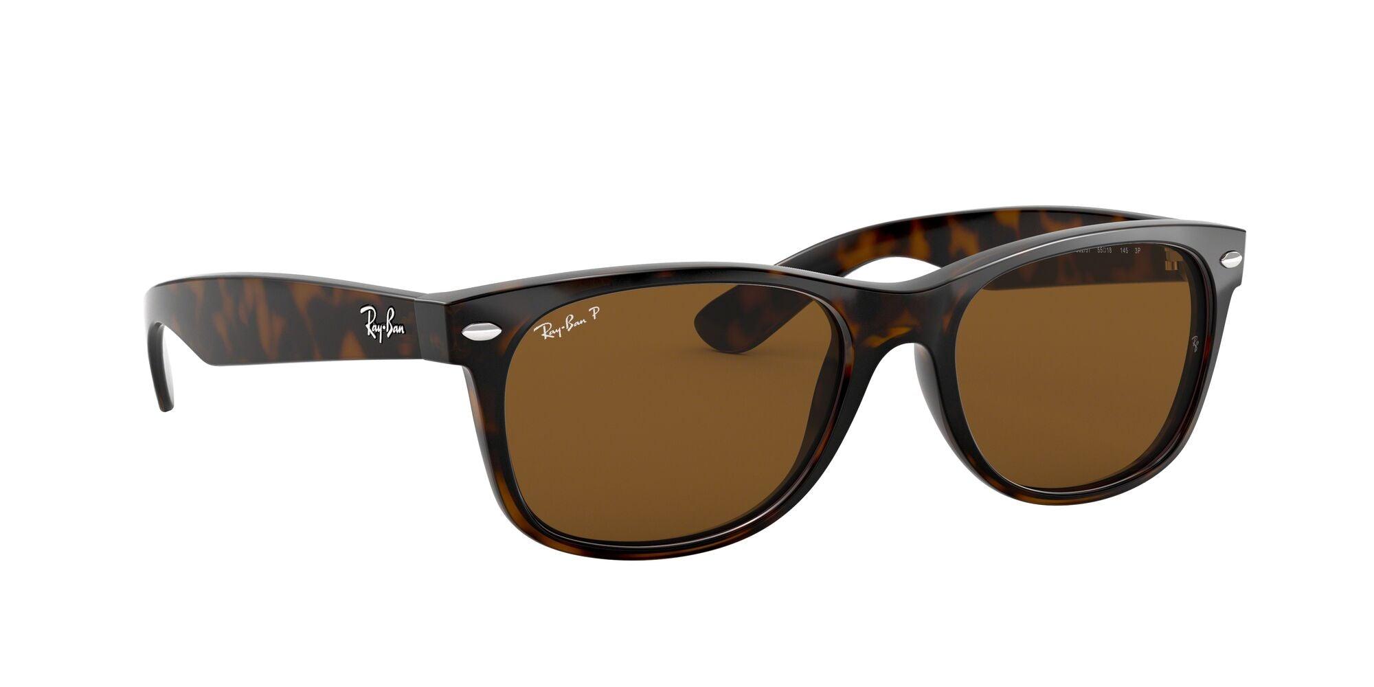 Ray-Ban | 2132 New Wayfarer | Tortoise Polarised - iKANDi Sunglasses