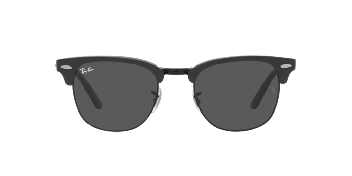 Ray-Ban | 2176 Folding Clubmaster | Grey On Black - iKANDi Sunglasses