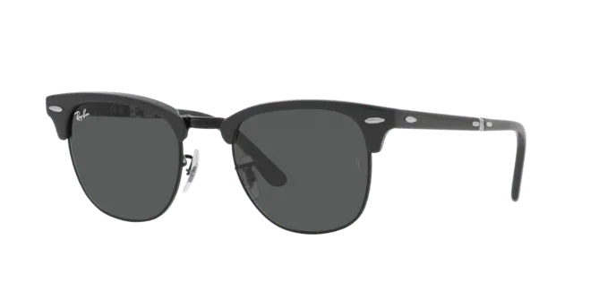 Ray-Ban | 2176 Folding Clubmaster | Grey On Black - iKANDi Sunglasses