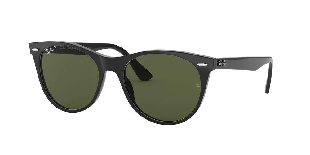 Ray-Ban | 2185 Wayfarer II | Black Polarised - iKANDi Sunglasses