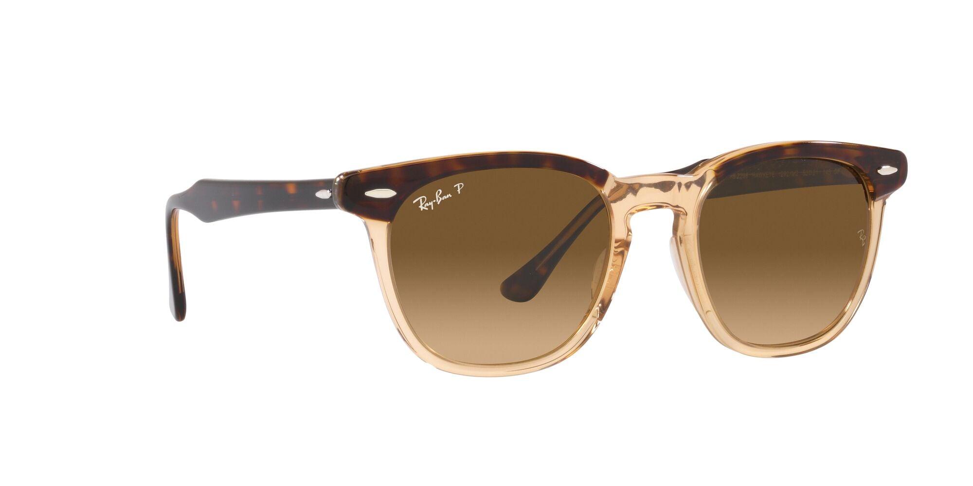 Ray-Ban | 2298 Hawkeye | Havana on Transparent Brown Polarised - iKANDi Sunglasses