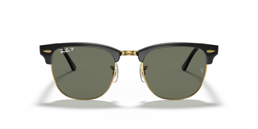 Ray-Ban | 3016F Clubmaster | Black Polarised - iKANDi Sunglasses