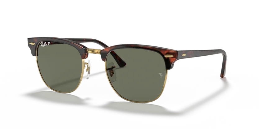 Ray-Ban | 3016F Clubmaster | Red Havana Polarised - iKANDi Sunglasses