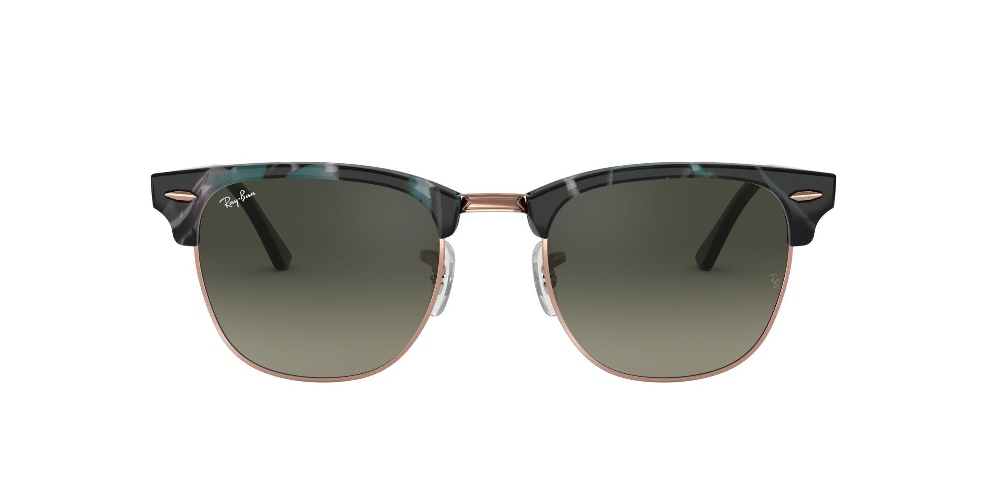 Ray-Ban | 3016 Clubmaster | Spotted Grey/Green