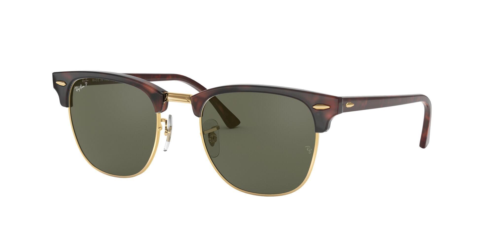 Ray-Ban | 3016 Clubmaster | Red Havana Polarised - iKANDi Sunglasses