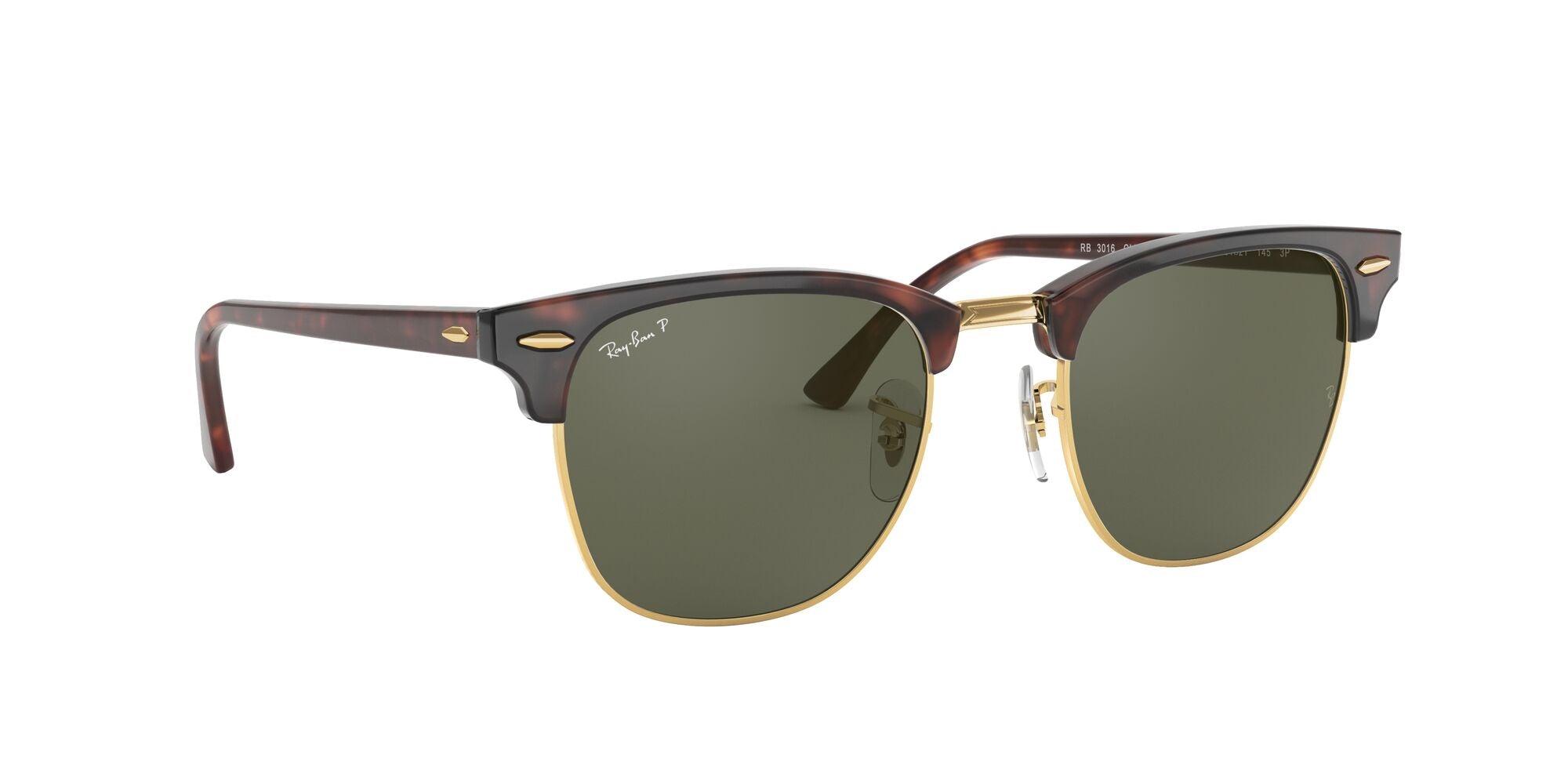 Ray-Ban | 3016 Clubmaster | Red Havana Polarised - iKANDi Sunglasses