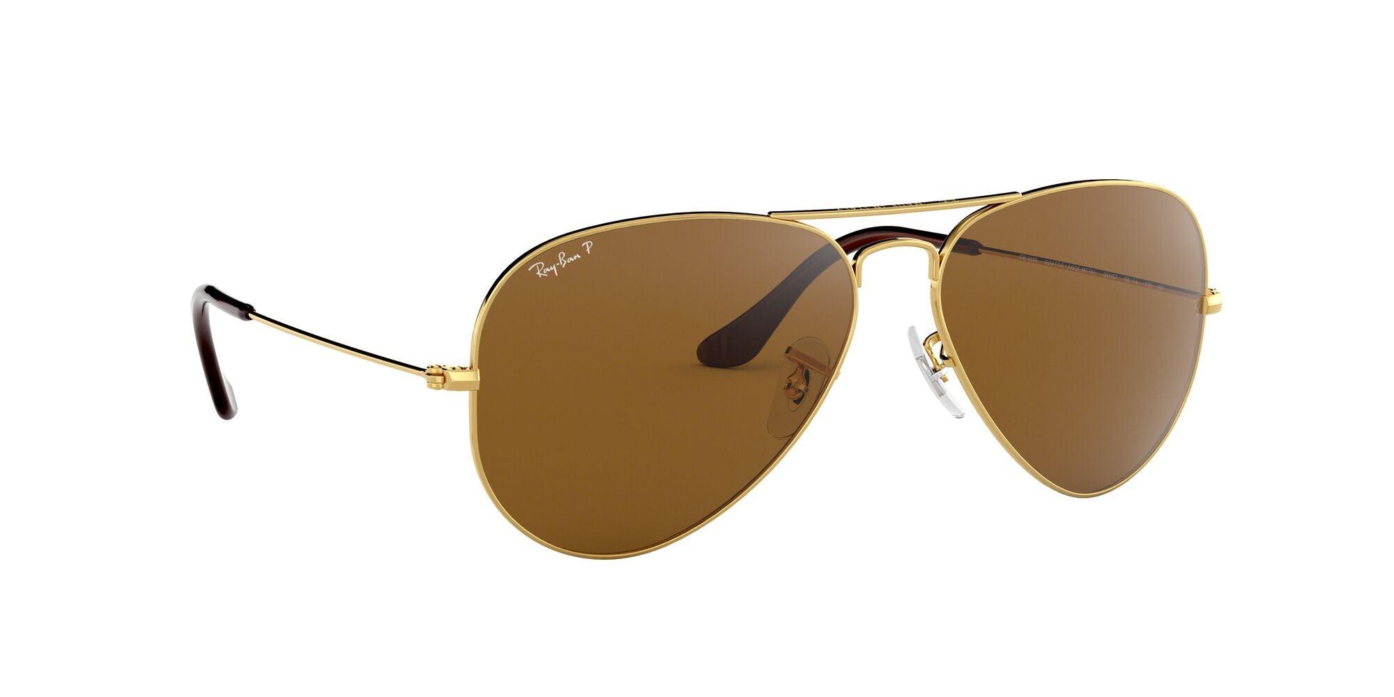 Ray-Ban | 3025 Aviator | Gold Polarised - iKANDi Sunglasses