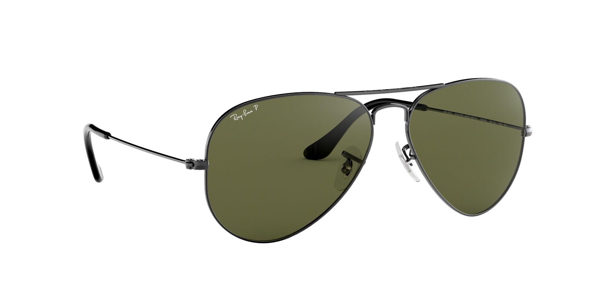 Ray-Ban | 3025 Aviator | Gunmetal Polarised - iKANDi Sunglasses