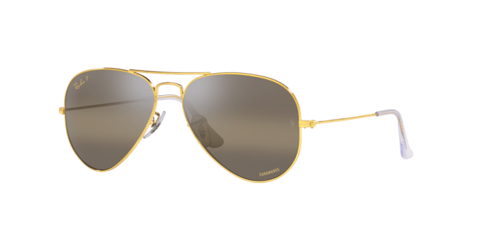 Ray-Ban | 3025 Aviator | Gold Polarised - iKANDi Sunglasses