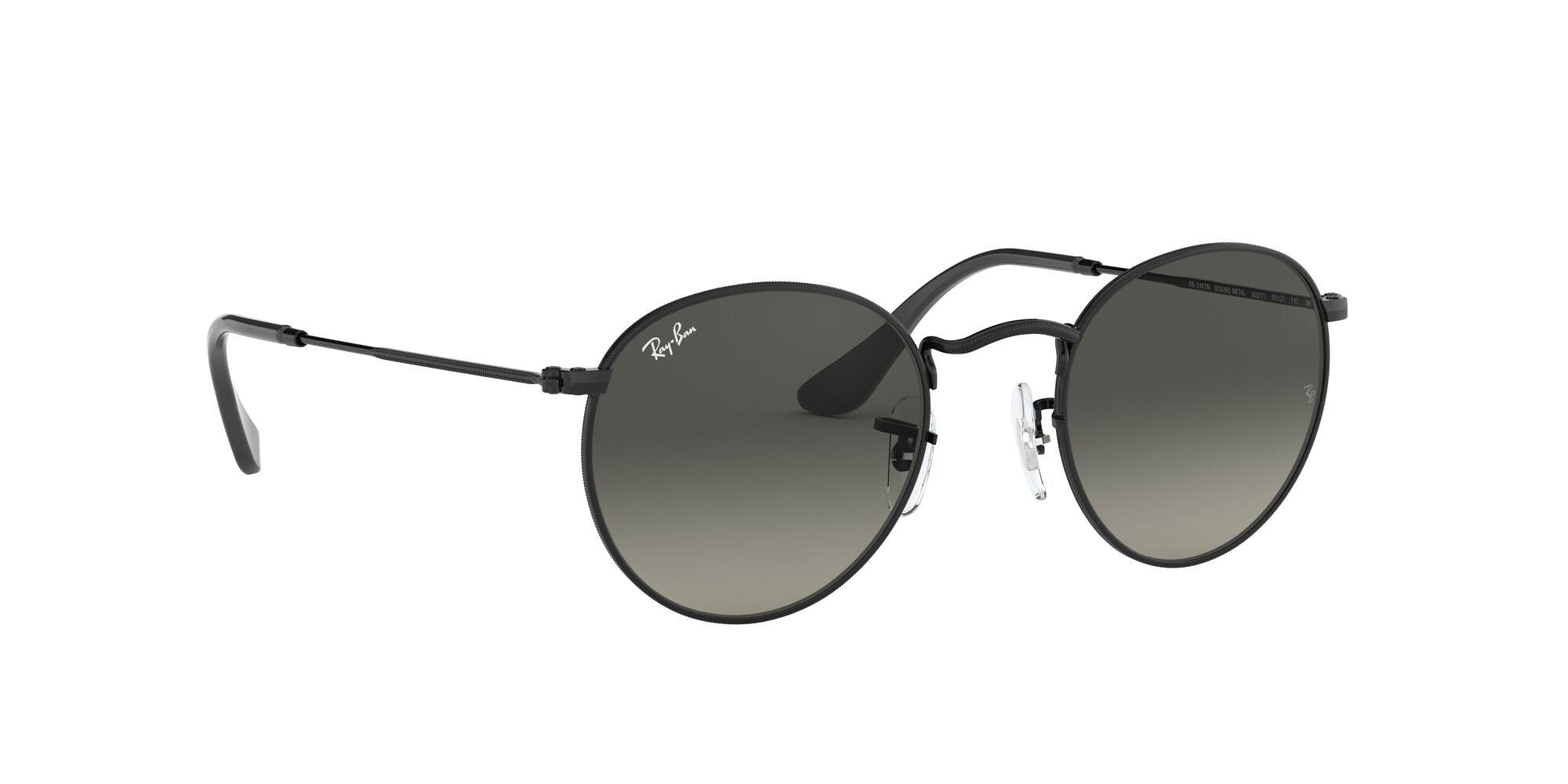 Ray-Ban | 3447N Round Metal | Black - iKANDi Sunglasses