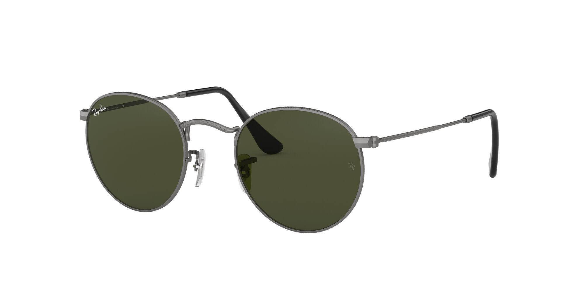 Ray-Ban | 3447 Round Metal | Matte Gunmetal - iKANDi Sunglasses