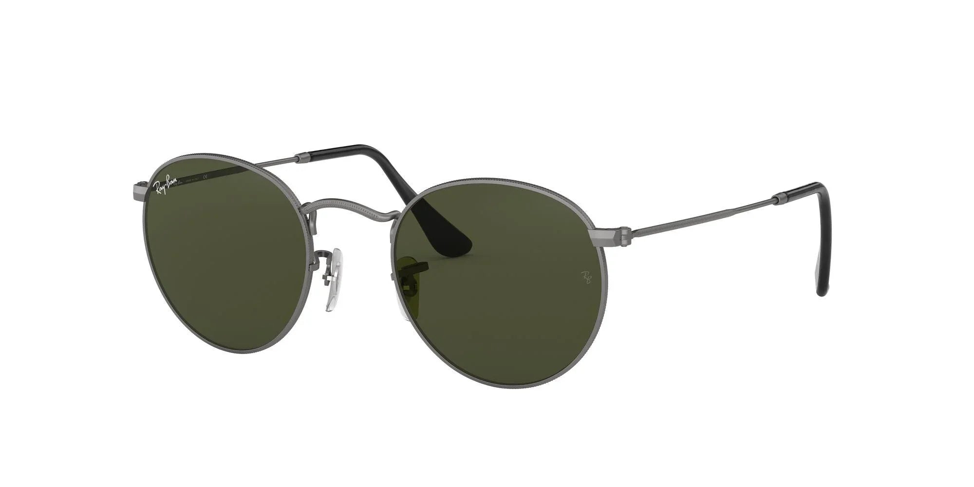 Ray-Ban | 3447 Round Metal | Matte Gunmetal - iKANDi Sunglasses