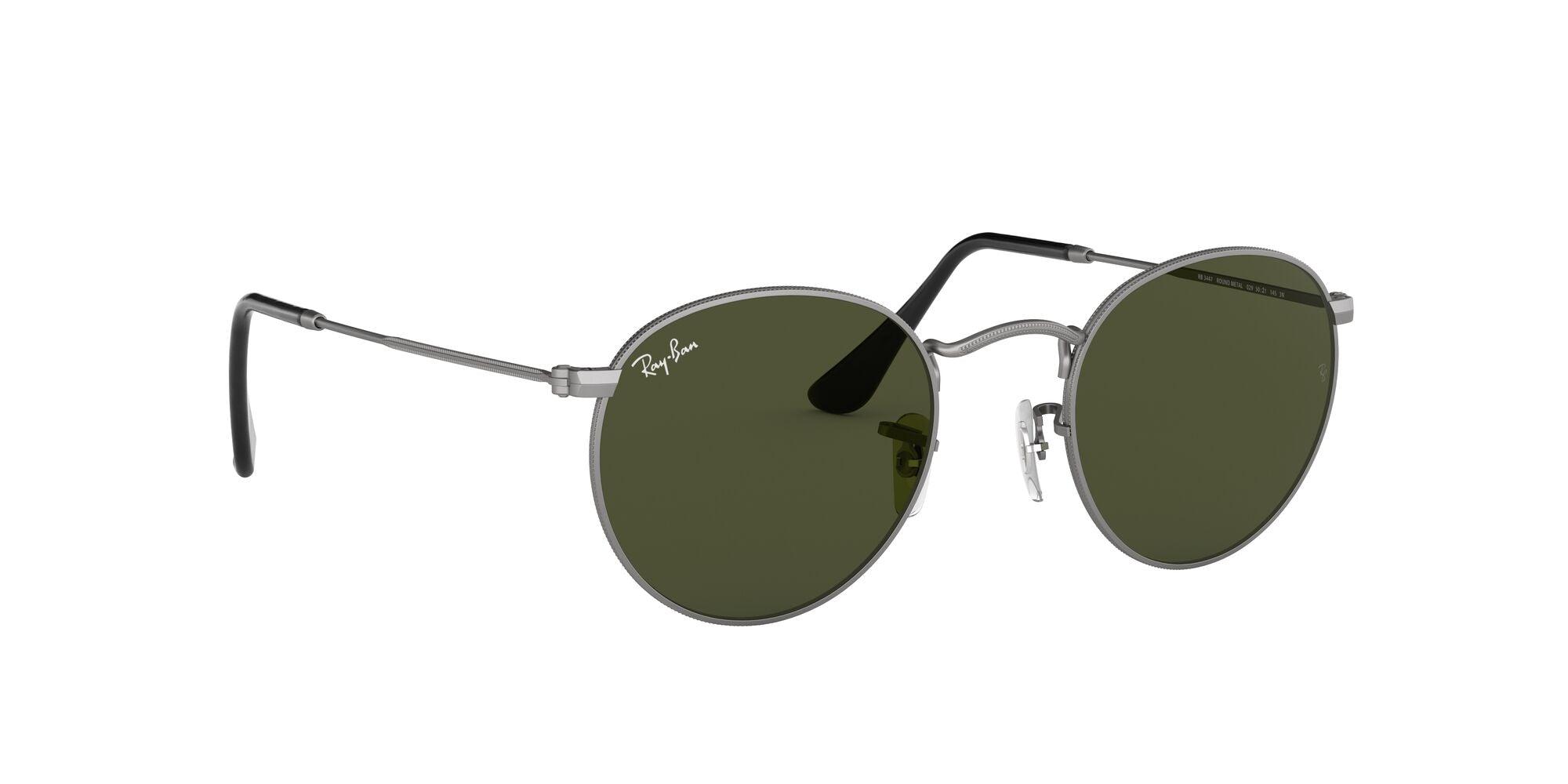 Ray-Ban | 3447 Round Metal | Matte Gunmetal - iKANDi Sunglasses
