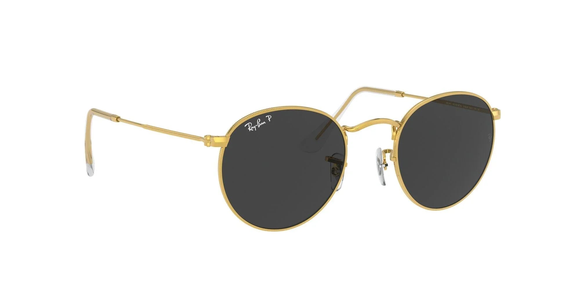 Ray-Ban | 3447 Round Metal | Gold Polarised (Size 47) - iKANDi Sunglasses