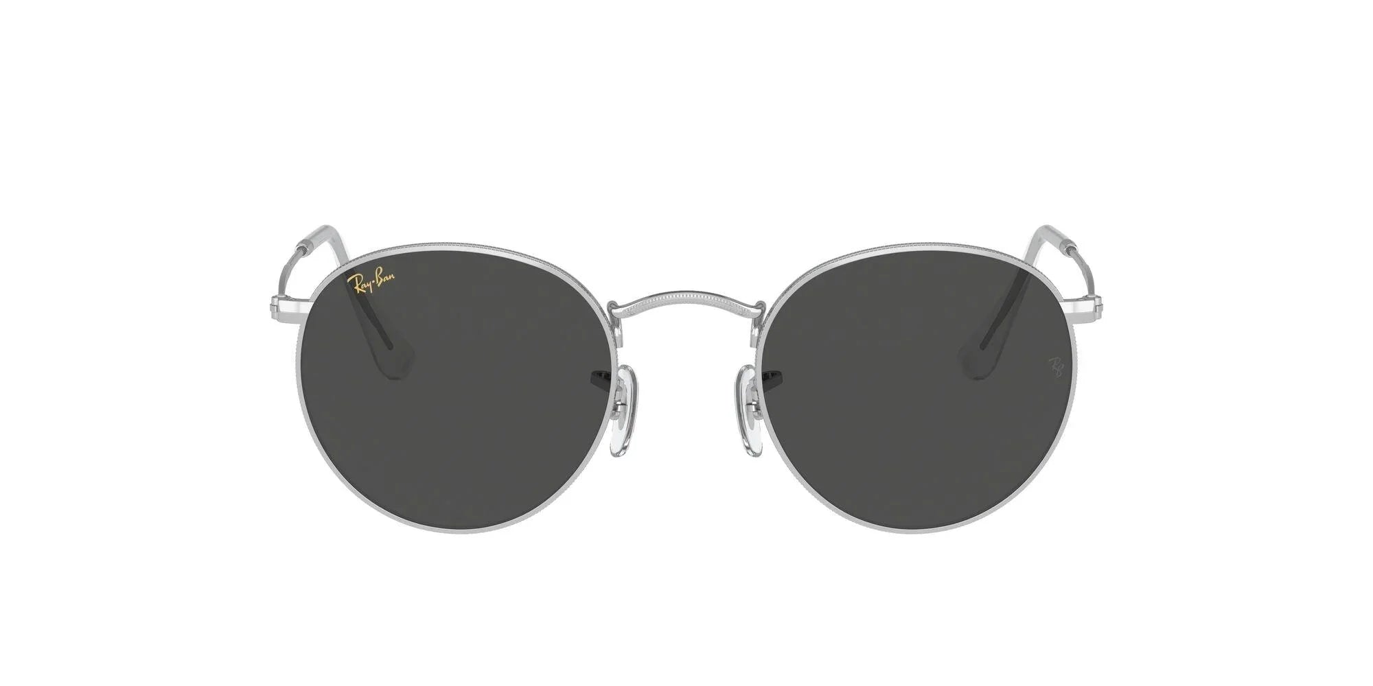 Ray-Ban | 3447 Round Metal | Silver (Size 50) - iKANDi Sunglasses