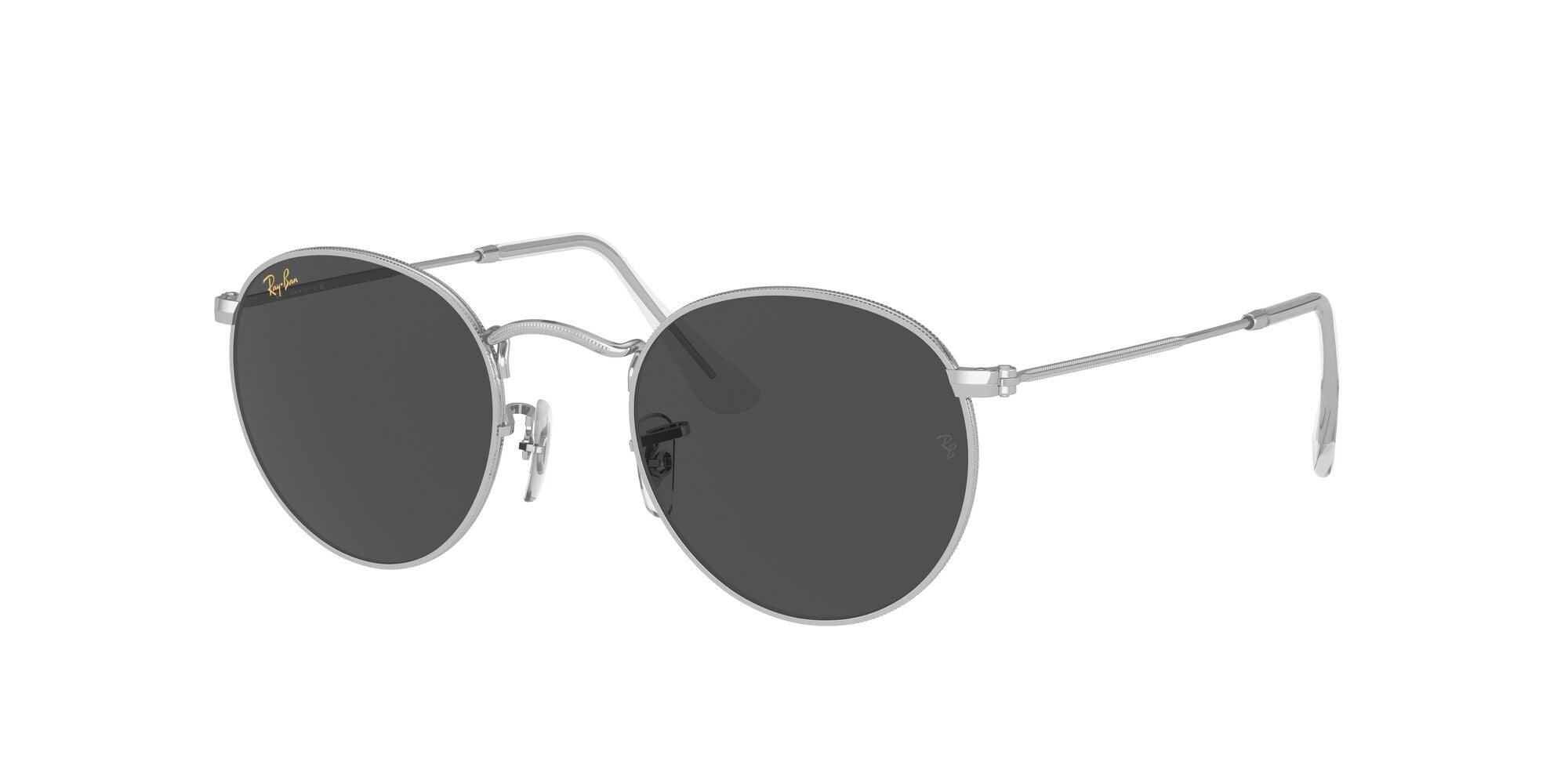 Ray-Ban | 3447 Round Metal | Silver (Size 53) - iKANDi Sunglasses