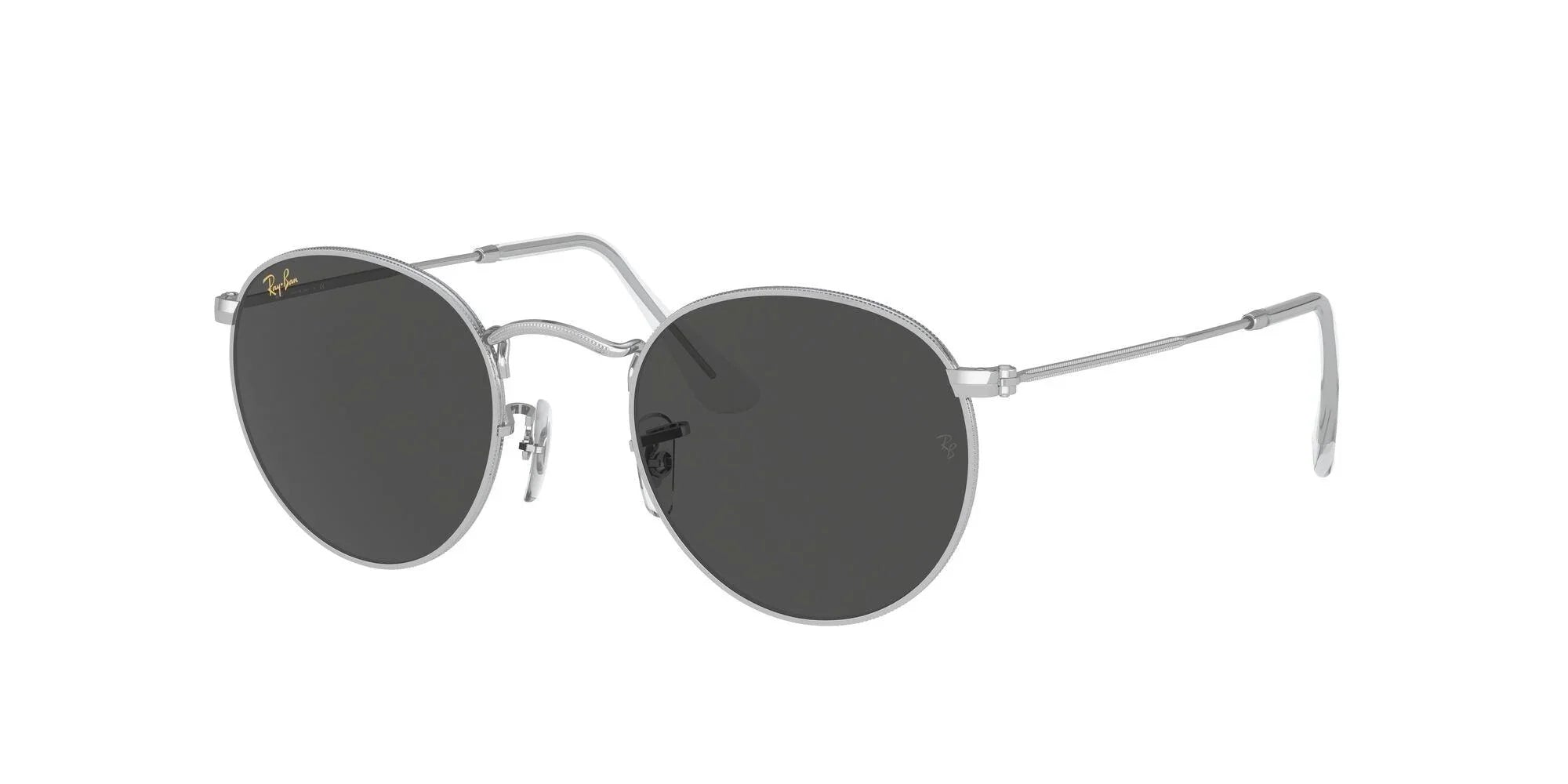Ray-Ban | 3447 Round Metal | Silver (Size 53) - iKANDi Sunglasses