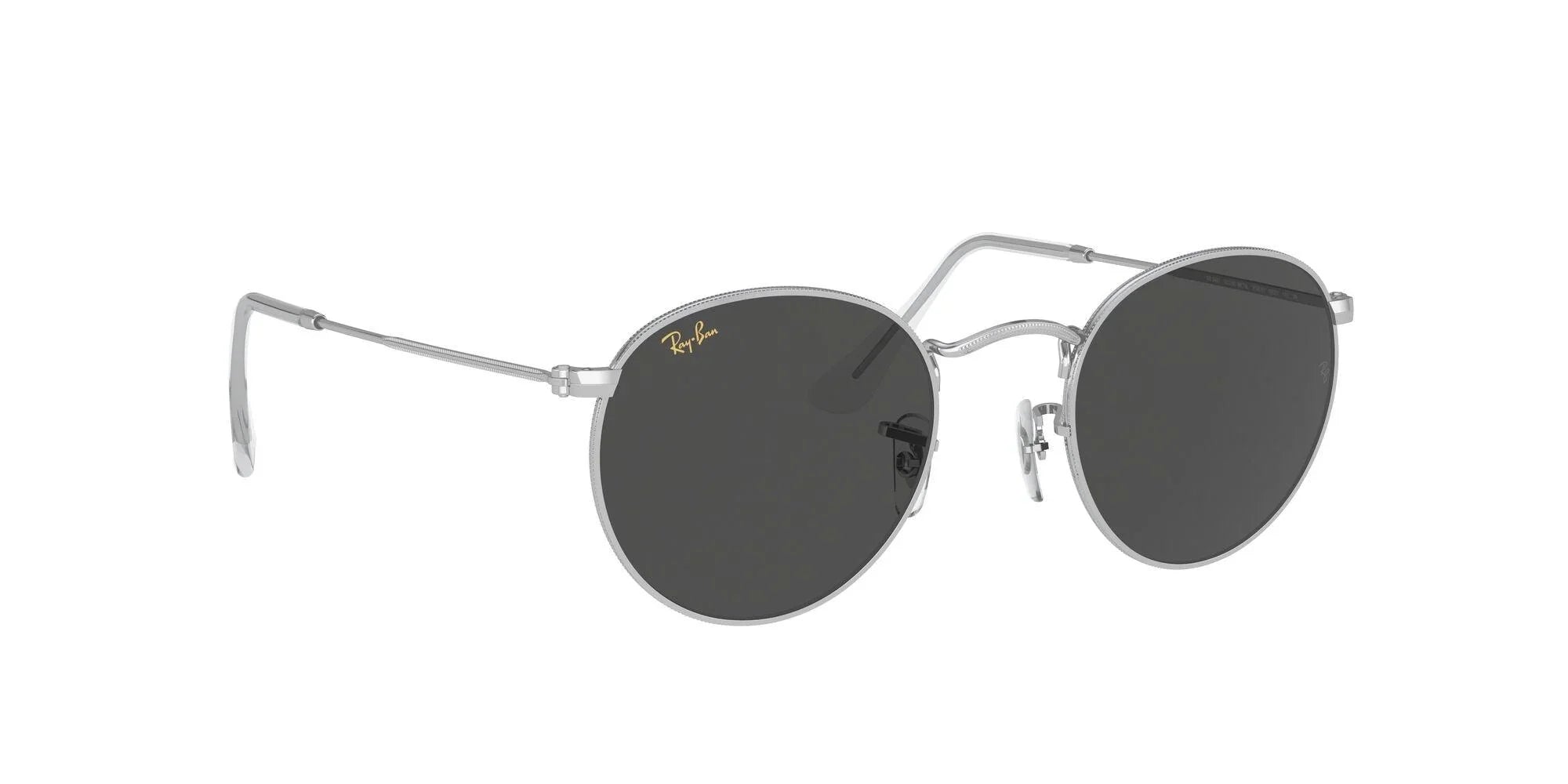 Ray-Ban | 3447 Round Metal | Silver (Size 53) - iKANDi Sunglasses