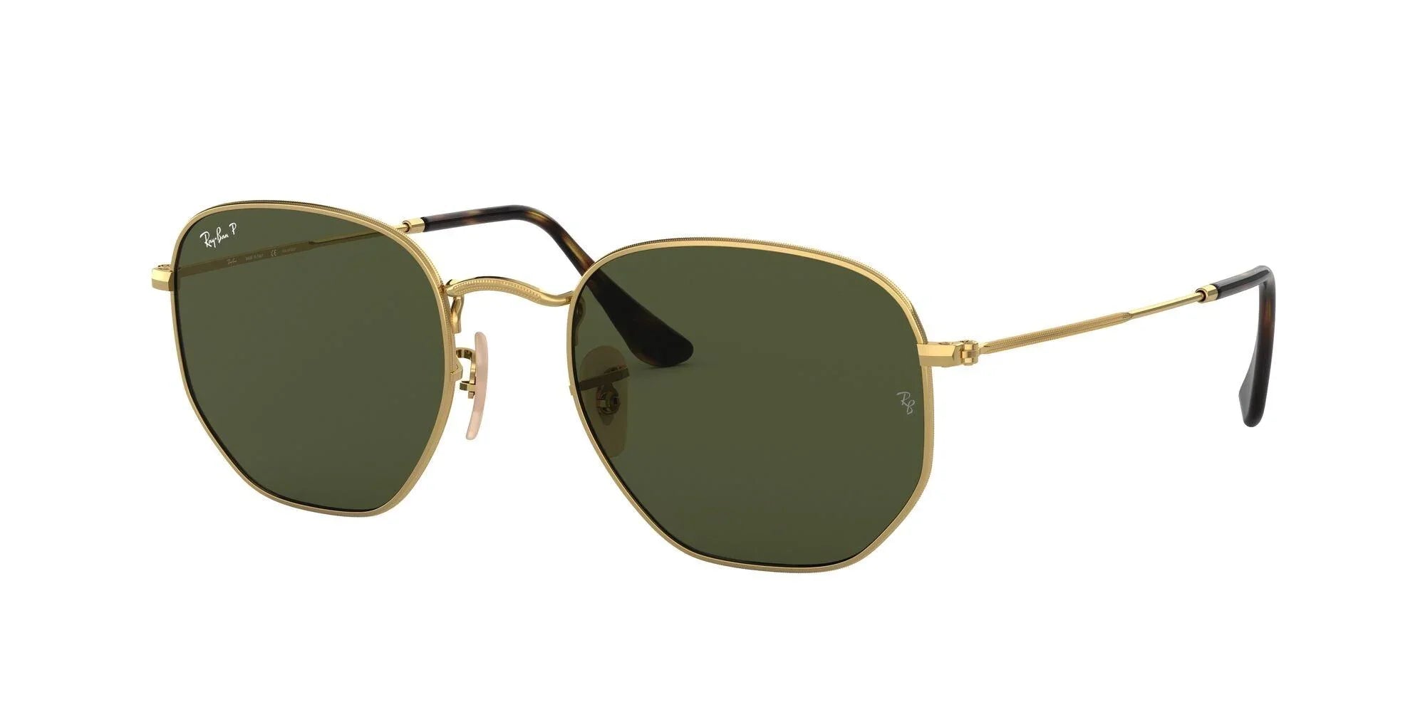 Ray-Ban | 3548N Hexagonal | Gold Polarised - iKANDi Sunglasses