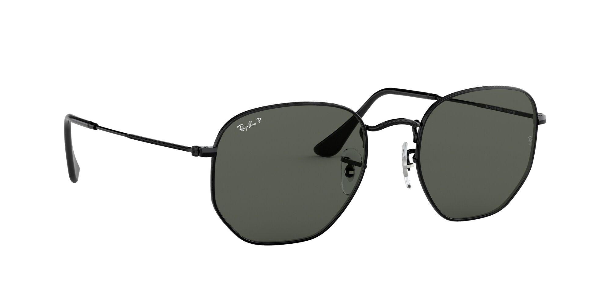 Ray-Ban | 3548N Hexagonal | Black Polarised - iKANDi Sunglasses