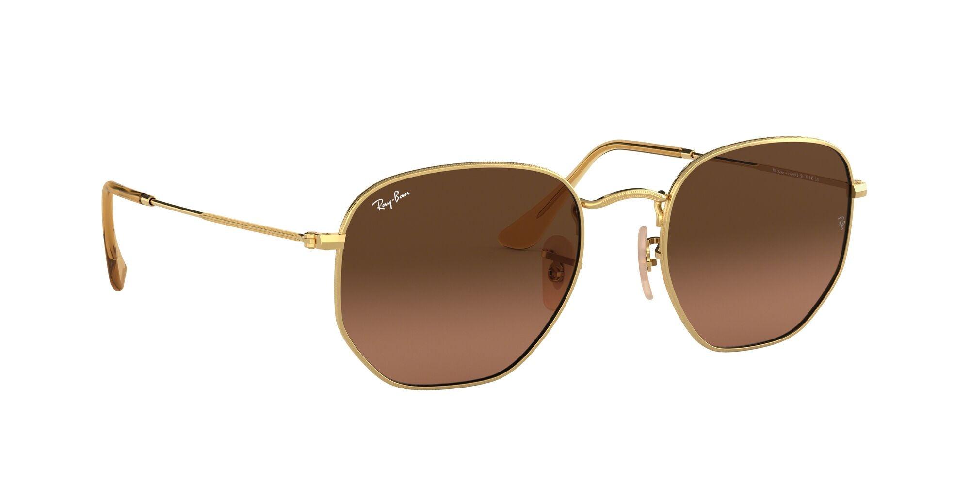 Ray-Ban | 3548N Hexagonal | Gold - iKANDi Sunglasses