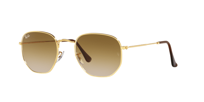 Ray-Ban | 3548 Hexagonal | Gold - iKANDi Sunglasses