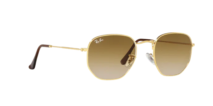 Ray-Ban | 3548 Hexagonal | Gold - iKANDi Sunglasses
