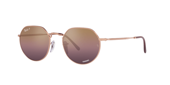 Ray-Ban | 3565 Jack | Rose Gold Polarised - iKANDi Sunglasses