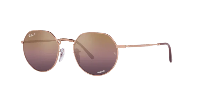 Ray-Ban | 3565 Jack | Rose Gold Polarised - iKANDi Sunglasses
