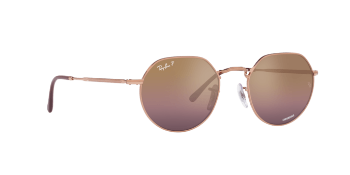 Ray-Ban | 3565 Jack | Rose Gold Polarised - iKANDi Sunglasses