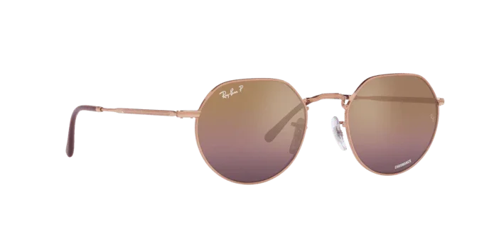 Ray-Ban | 3565 Jack | Rose Gold Polarised - iKANDi Sunglasses