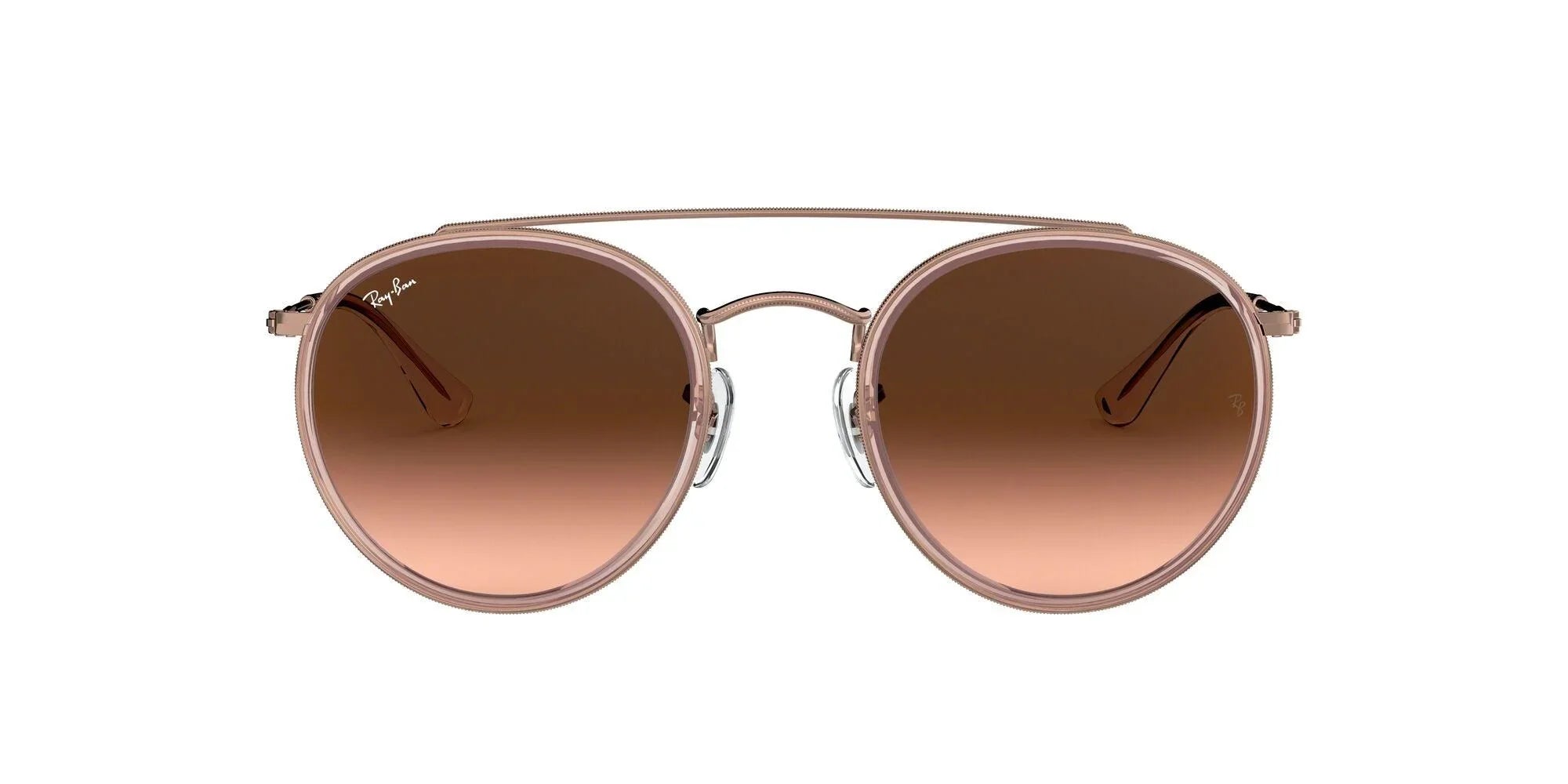 Ray-Ban | 3647N Round Double Bridge | Pink - iKANDi Sunglasses
