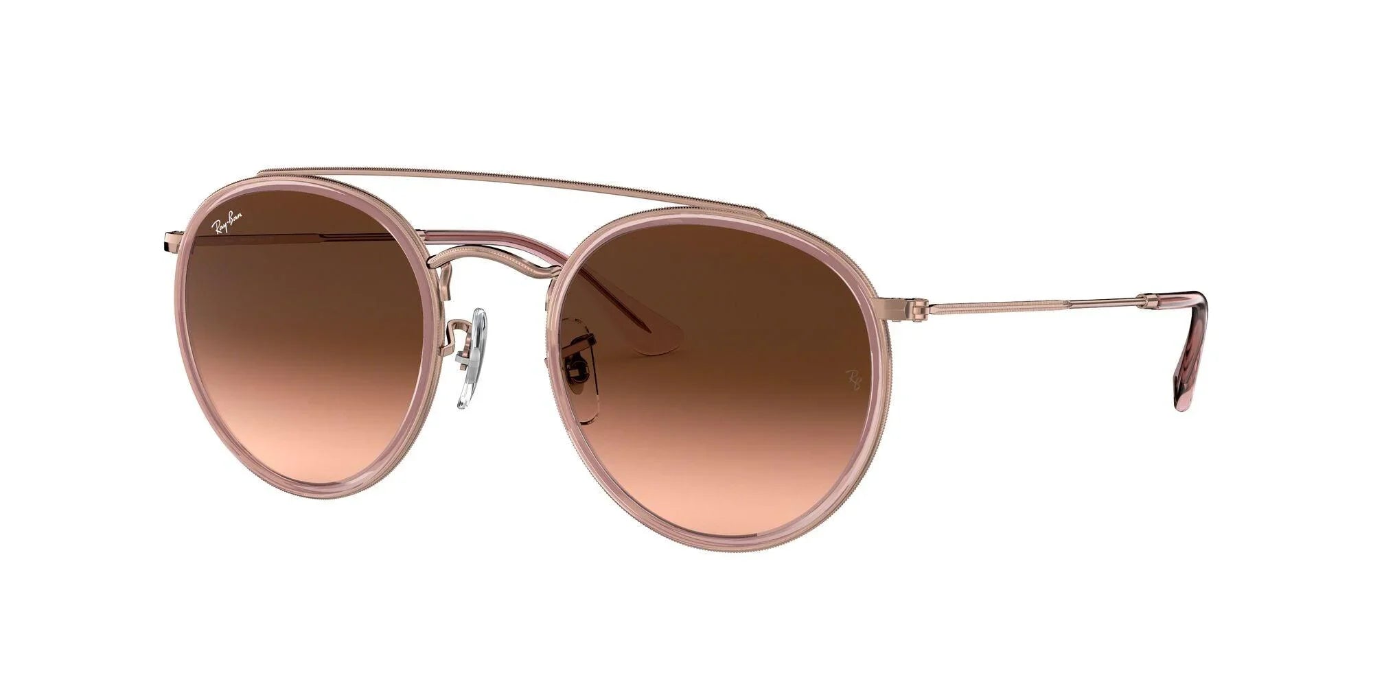 Ray-Ban | 3647N Round Double Bridge | Pink - iKANDi Sunglasses