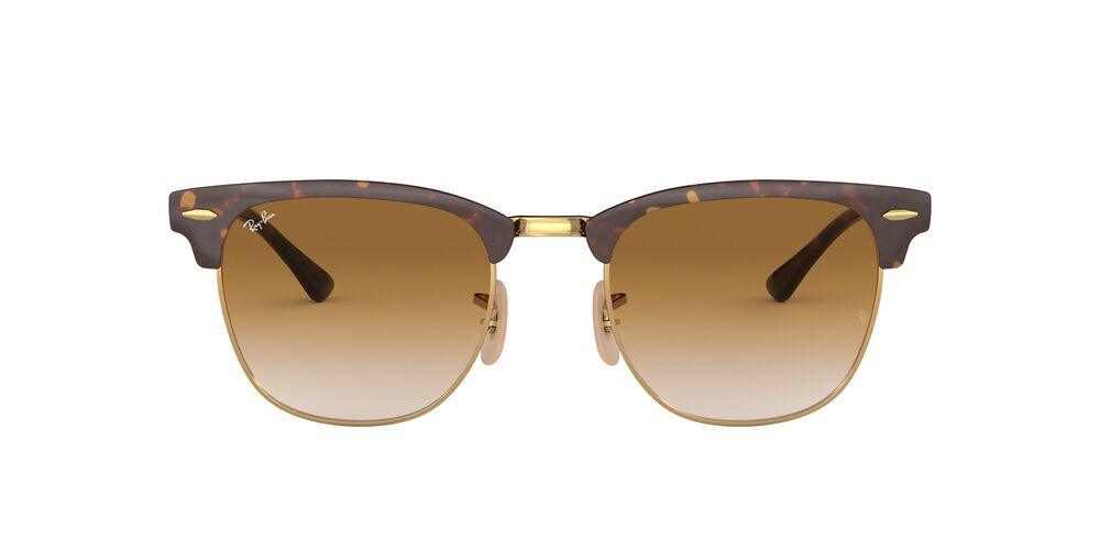 Ray-Ban | 3716 Clubmaster Metal | Gold Top Havana - iKANDi Sunglasses