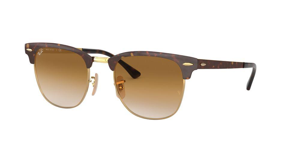 Ray-Ban | 3716 Clubmaster Metal | Gold Top Havana - iKANDi Sunglasses