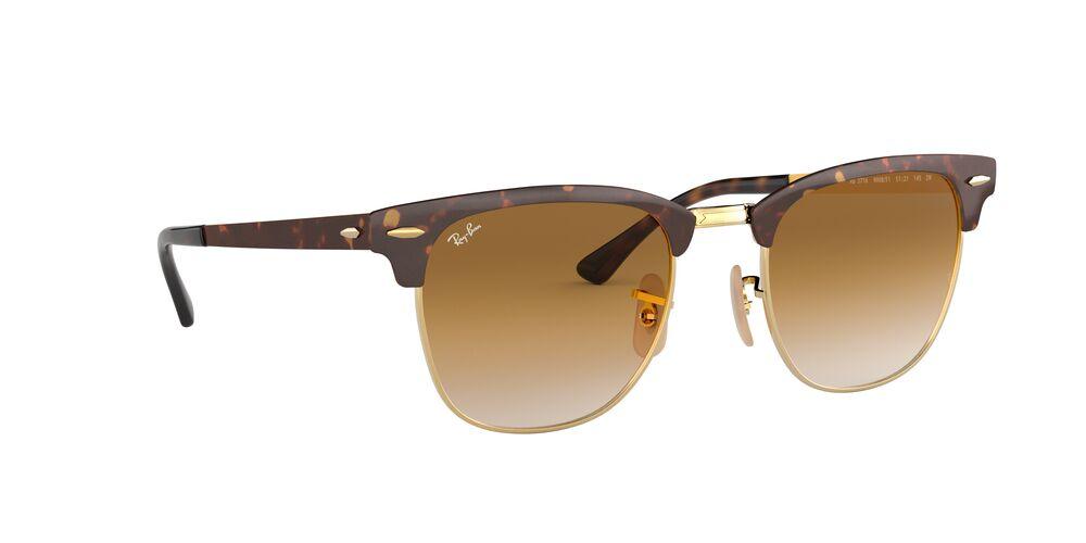 Ray-Ban | 3716 Clubmaster Metal | Gold Top Havana - iKANDi Sunglasses