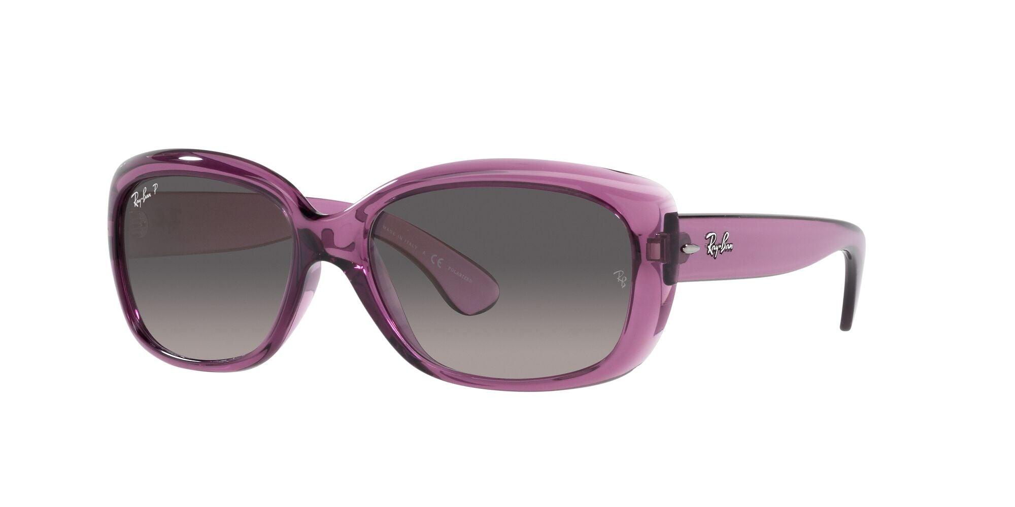 Ray-Ban | 4101 Jackie Ohh | Transparent Violet Polarised - iKANDi Sunglasses