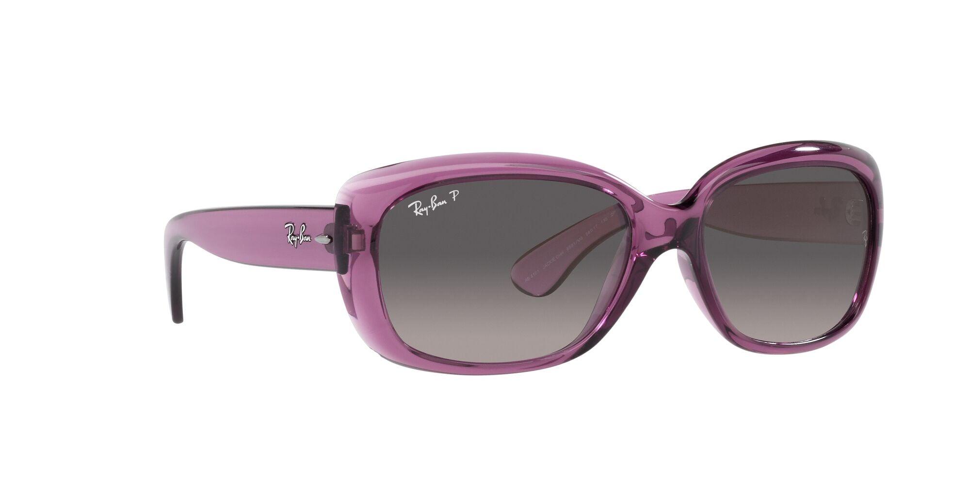 Ray-Ban | 4101 Jackie Ohh | Transparent Violet Polarised - iKANDi Sunglasses