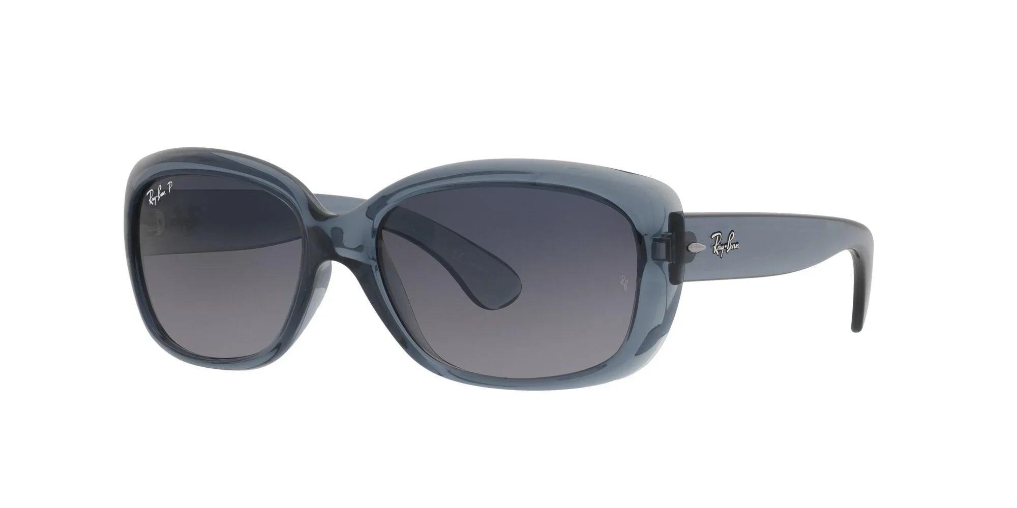 Ray-Ban | 4101 Jackie Ohh | Transparent Blue Polarised - iKANDi Sunglasses