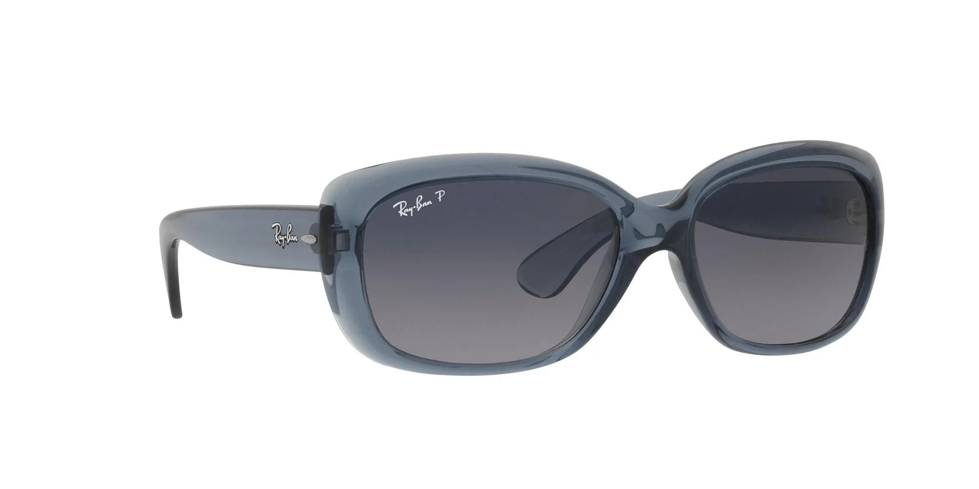 Ray-Ban | 4101 Jackie Ohh | Transparent Blue Polarised - iKANDi Sunglasses