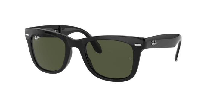 Ray-Ban | 4105 Folding Wayfarer | Black - iKANDi Sunglasses