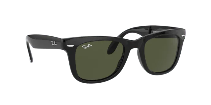 Ray-Ban | 4105 Folding Wayfarer | Black - iKANDi Sunglasses
